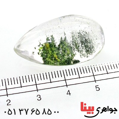 نگین انگشتر در منظره ای درشت با طرح درختان _کد:11964