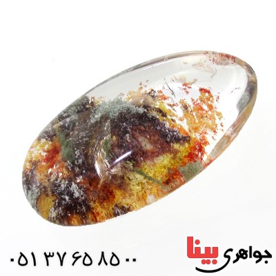 نگین انگشتر در منظره ای درشت با طرح خزان