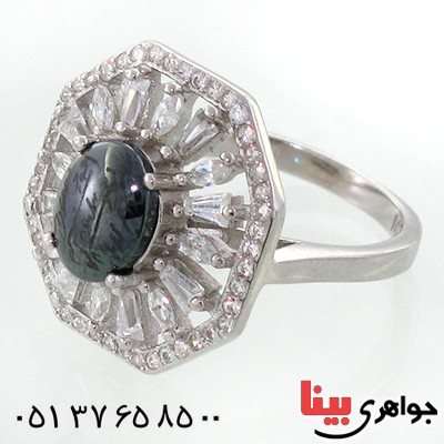 انگشتر حدید صینی زنانه با دعای هفت جلاله مدل آندیا