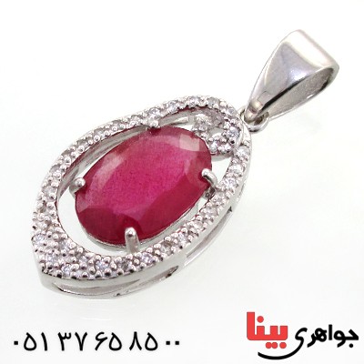 گردنبند یاقوت سرخ زنانه خوشرنگ مدل رها