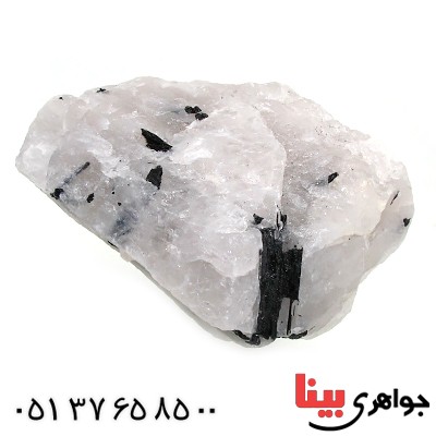 سنگ تورمالین کوارتز درشت و خوشرنگ سنگ درمانی _کد:12344