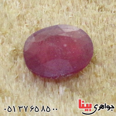 نگین انگشتر یاقوت سرخ خوش تراش و زیبا