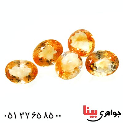 نگین انگشتر سیترین درشت عالی و خوش تراش