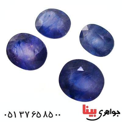 نگین انگشتر یاقوت کبود خوشرنگ و زیبا