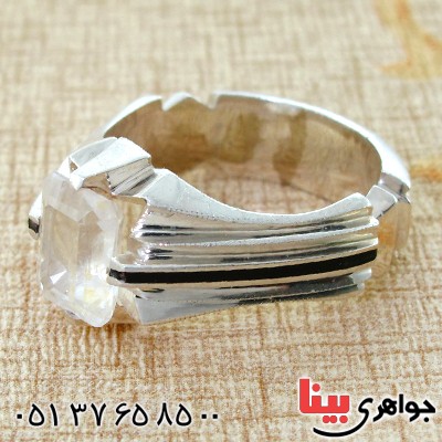 انگشتر در نجف اصل قدیمی مردانه درشت خطی