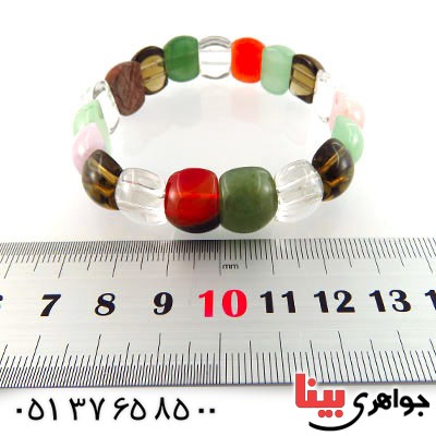 دستبند چند جواهر عالی سنگ درمانی 7 سنگ معجزه گر _کد:12747