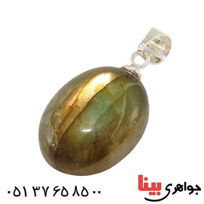 گردنبند لابرادوریت درشت درجه یک سنگ درمانی