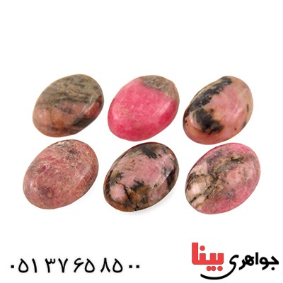 نگین انگشتر رودونیت خوشرنگ
