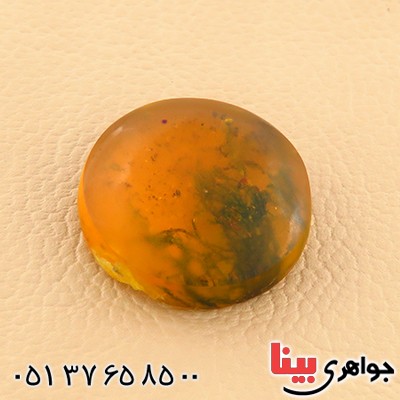 نگین انگشتر کهربا خزه ای روسی _کد:12808 نگین انگشتر کهربا خزه ای روسی _کد:12808