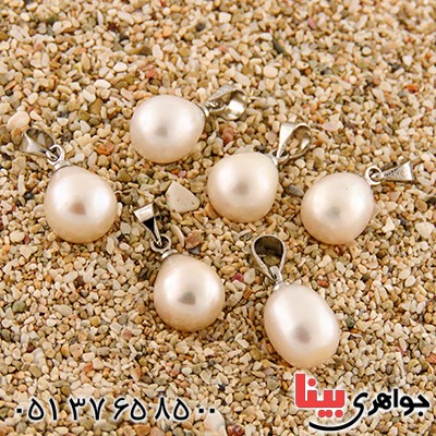 گردنبند مروارید اصلی سفید _کد:12848