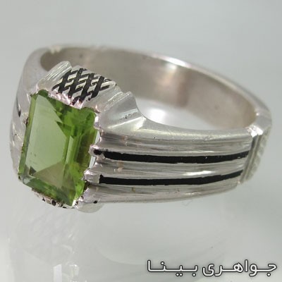 انگشتر زبرجد سیاه قلم
