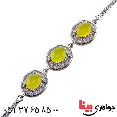دستبند عقیق شرف الشمس میکروستینگ زنانه مدل ستایش