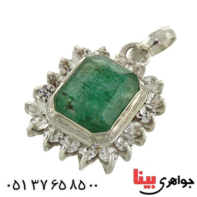 گردنبند نقره زنانه سفارشی سنگ دلخواه شما _کد:13098