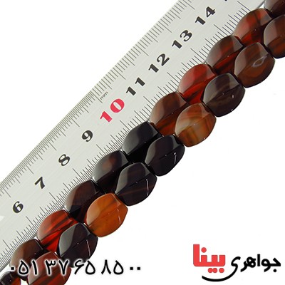 تسبیح عقیق سلیمانی درشت 33 دانه ای تراش خاص _کد:13169