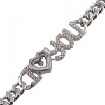 زنانه سنگین رودیوم مدل i love u _کد:13202 زنانه سنگین رودیوم مدل i love u _کد:13202