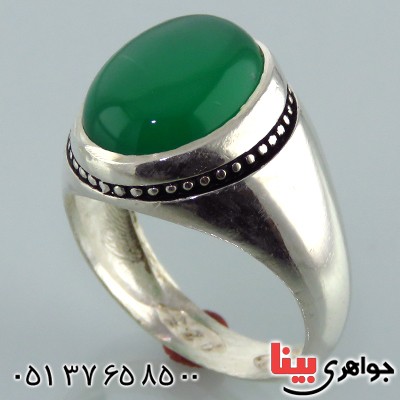 انگشتر عقیق سبز علوی مردانه فیلی _کد:13246 انگشتر عقیق سبز علوی مردانه فیلی _کد:13246