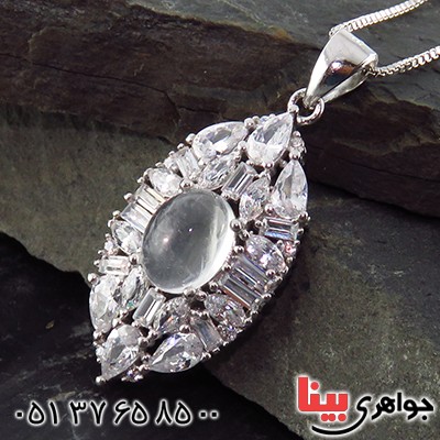 گردنبند در نجف زنانه رودیوم مدل مهوش _کد:13422