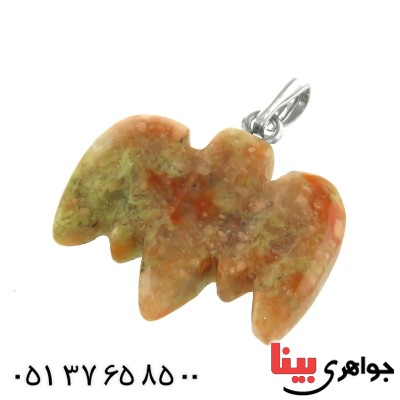گردنبند جاسپر تراش بتمن _کد:13462