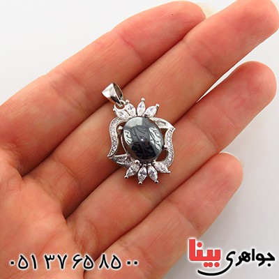 گردنبند حدید صینی هفت جلاله زنانه درشت رودیوم مدل سارا _کد:13531 گردنبند حدید صینی هفت جلاله زنانه درشت رودیوم مدل سارا _کد:13531