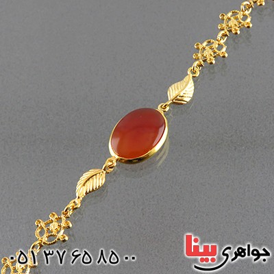 دستبند عقیق یمنی زنانه مدل شمین _کد:13558 دستبند عقیق یمنی زنانه مدل شمین _کد:13558