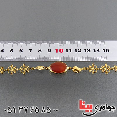 دستبند عقیق یمنی زنانه مدل شمین _کد:13558 دستبند عقیق یمنی زنانه مدل شمین _کد:13558