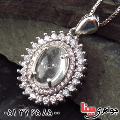 گردنبند در نجف زنانه رودیوم مدل بهنوش _کد:13598 گردنبند در نجف زنانه رودیوم مدل بهنوش _کد:13598
