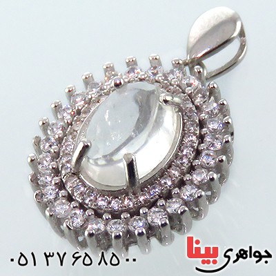 گردنبند در نجف زنانه رودیوم مدل بهنوش _کد:13598 گردنبند در نجف زنانه رودیوم مدل بهنوش _کد:13598