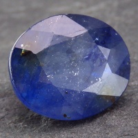 نگین انگشتر یاقوت کبود خوشرنگ و تک همراه با شناسنامه بین المللی دیجیتال