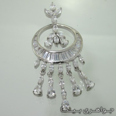 گردنبند کوارتز طرح ماه