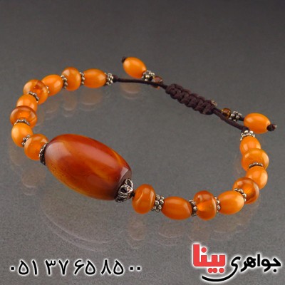 دستبند کهربا خوشرنگ و زیبا _کد:13688 دستبند کهربا خوشرنگ و زیبا _کد:13688