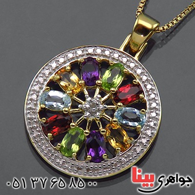 گردنبند چند جواهر زنانه مانی مدل فرانک _کد:13748