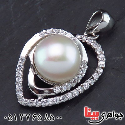 گردنبند مروارید زنانه دو اشکی _کد:13758 گردنبند مروارید زنانه دو اشکی _کد:13758