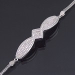 زنانه میکروستینگ رودیوم مدل تاج _کد:13881