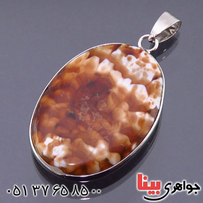 گردنبند عقیق پوست ماری دورو درشت سنگ درمانی گردنبند عقیق پوست ماری دورو درشت سنگ درمانی