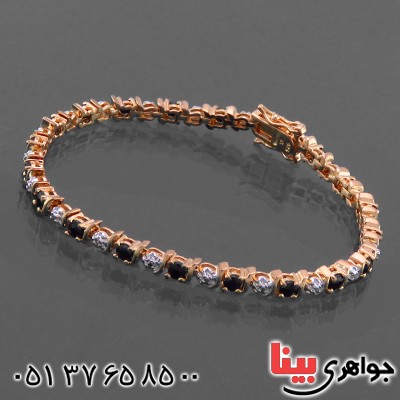 دستبند یاقوت کبود زنانه مانی مجلسی و شیک