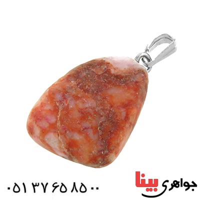 گردنبند رودونیت تراش خاص و زیبا _کد:14036 گردنبند رودونیت تراش خاص و زیبا _کد:14036