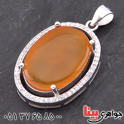گردنبند عقیق یمنی درشت زنانه رودیوم خوشرنگ _کد:14158 گردنبند عقیق یمنی درشت زنانه رودیوم خوشرنگ _کد:14158