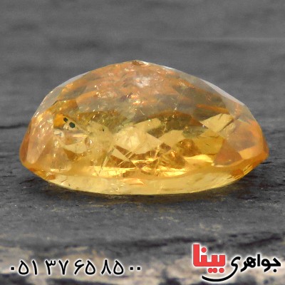 نگین انگشتر سیترین درشت خوشرنگ _کد:14255