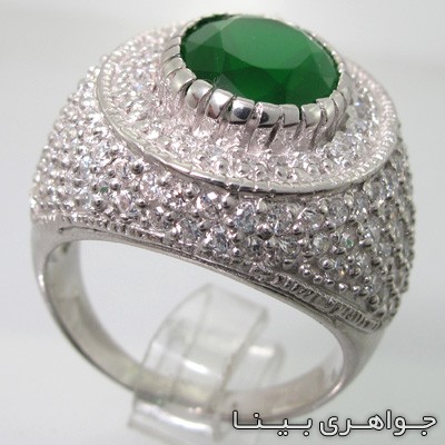 انگشتر زمرد سنتاتیک