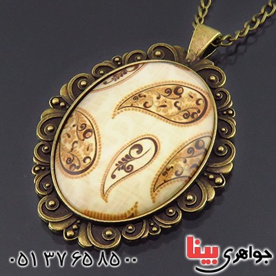 گردنبند زنانه طرح جقه _کد:14394