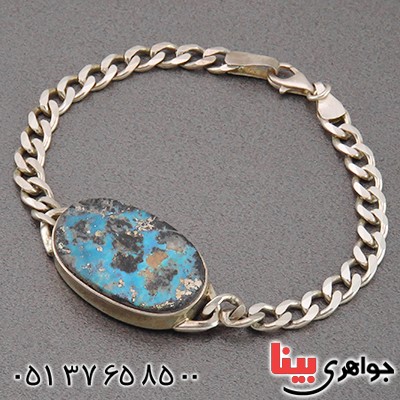 دستبند فیروزه نیشابوری شجری درشت و فاخر دستبند فیروزه نیشابوری شجری درشت و فاخر