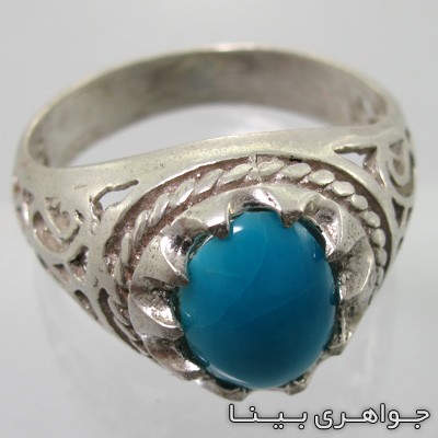 انگشتر فیروزه آمریکایی ده چنگ