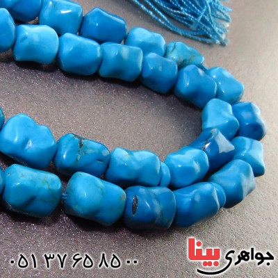 تسبیح فیروزه آمریکایی 33 دانه ای درشت خوشرنگ تراش راف تسبیح فیروزه آمریکایی 33 دانه ای درشت خوشرنگ تراش راف