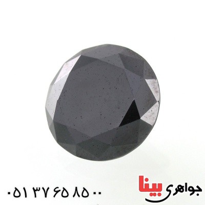 نگین انگشتر الماس سیاه درشت خوش تراش
