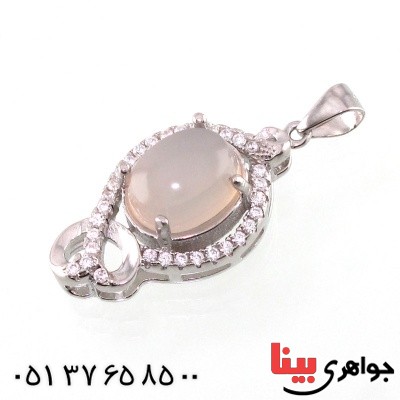 گردنبند عقیق یمنی کبود زنانه رودیوم خوشرنگ _کد:14801 گردنبند عقیق یمنی کبود زنانه رودیوم خوشرنگ _کد:14801