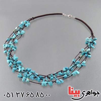 سینه ریز فیروزه آمریکایی زنانه سنگ درمانی _کد:14829