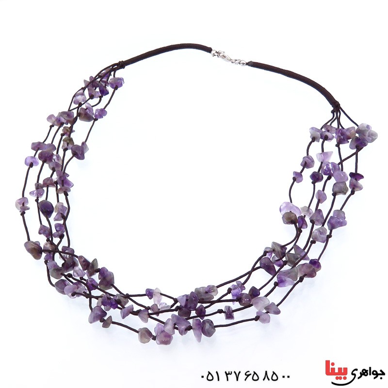 سینه ریز آمتیست درشت زنانه سنگ درمانی _کد:14833