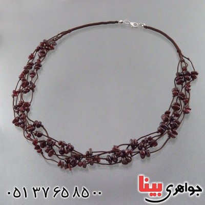 سینه ریز یاقوت گارنت درشت زنانه سنگ درمانی _کد:14844 سینه ریز یاقوت گارنت درشت زنانه سنگ درمانی _کد:14844