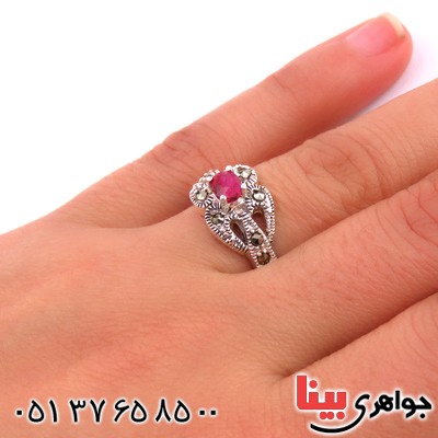 انگشتر یاقوت سرخ زنانه خوشرنگ _کد:14889 انگشتر یاقوت سرخ زنانه خوشرنگ _کد:14889