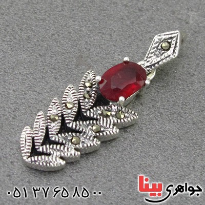 گردنبند یاقوت سرخ زلال بسیار عالی زنانه _کد:14979